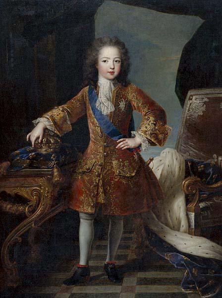 Circle of Pierre Gobert Portrait of King Louis XV of France as child